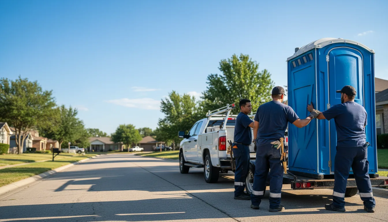 Portable Toilet Rental in Staples, TX near me